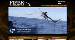 Desktop Screenshot of pipersportfishing.com